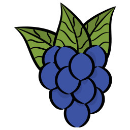 uvas icono