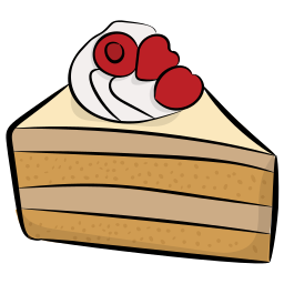 Cake slice icon