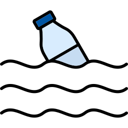 Water pollution icon