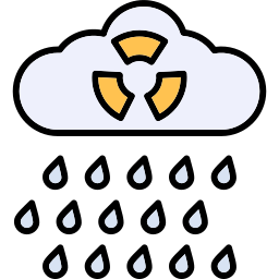 lluvia ácida icono