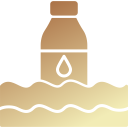 Water pollution icon