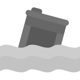 Water pollution icon