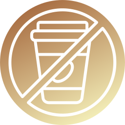 No coffee cups icon