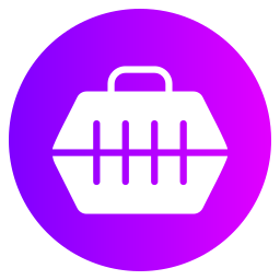 Dog carrier icon