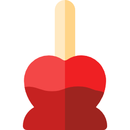 Карамелизированное яблоко иконка