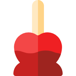 Caramelized apple icon