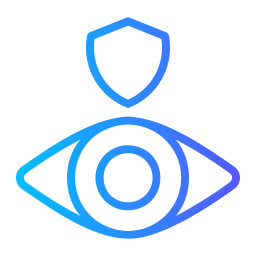 Eye insurance icon