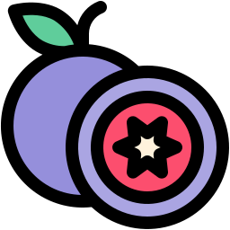 manzana estrella icono