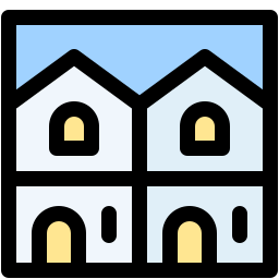 doppelhaushälfte icon