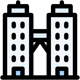torre gemella petronas icona
