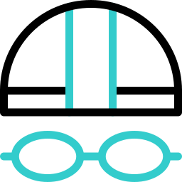 óculos de natação Ícone