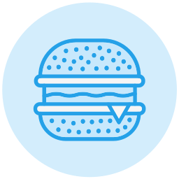 hamburguesa icono