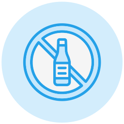 No alcohol icon