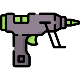 pistola de silicona icono