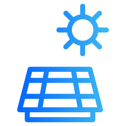 panel solar icono