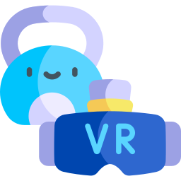 Virtual fitness icon
