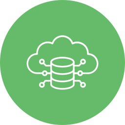 Cloud storage icon