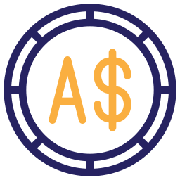 dólar australiano icono