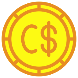 Canadian dollar icon