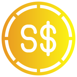 Singapore dollar icon
