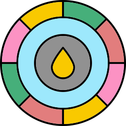 paleta de color icono