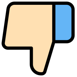 Thumb down icon