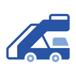 Stair truck icon