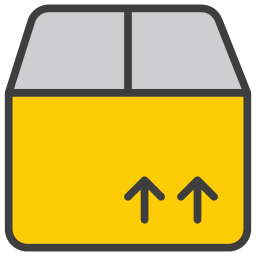 scatola di consegna icona