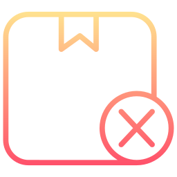 Delivery cancel icon