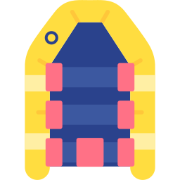 barco inflável Ícone
