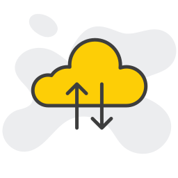 Cloud data icon