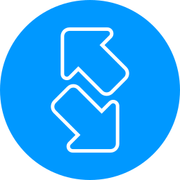 Left and right arrows icon