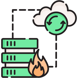 Disaster recovery icon