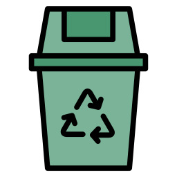 cestino dei rifiuti icona
