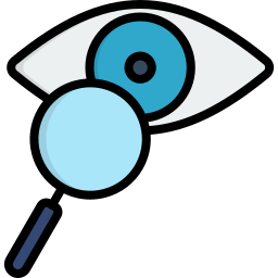 Eye examination icon