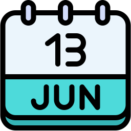 calendario mensual icono