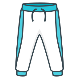 pantalones jogger icono