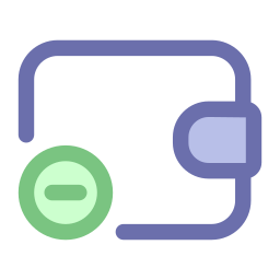 Reduce cost icon