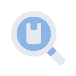 Magnification lens icon