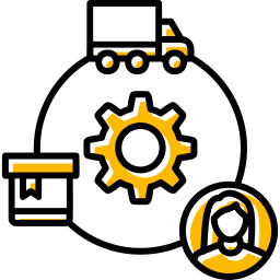 Supply chain icon