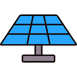 batteria solare icona