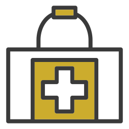 First aid kit icon