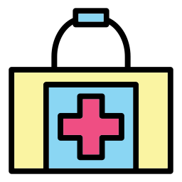 First aid kit icon