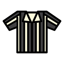 Referee jersey icon