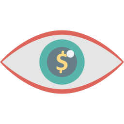 dolarowe oko ikona