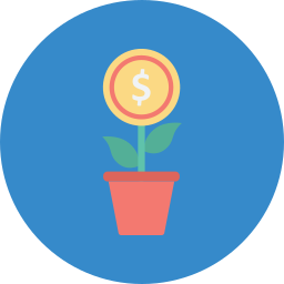 Dollar plant icon