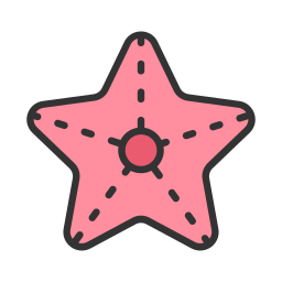 estrella de mar icono