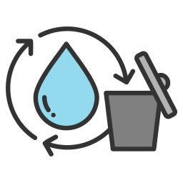 Waste water icon