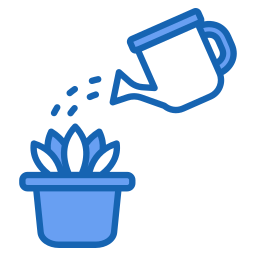 water gevende plant icoon