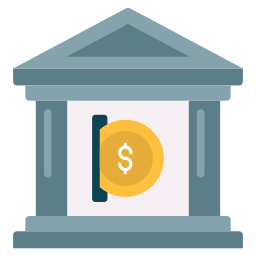 Bank deposit icon
